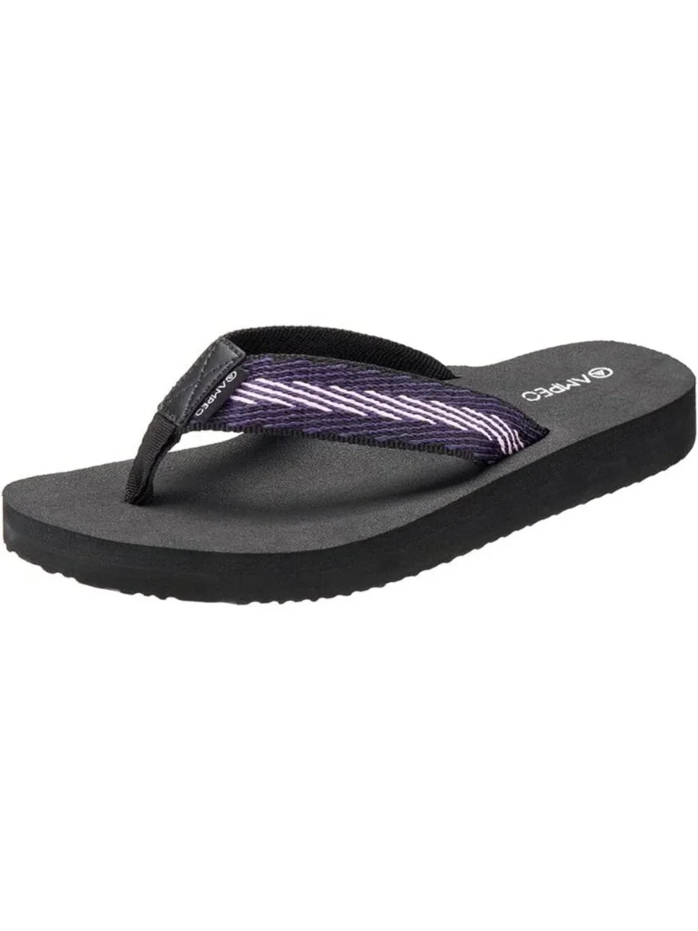 Women's Webbing Purple Comfortable Flip Flops Summer Casual Beach Thong Sandals